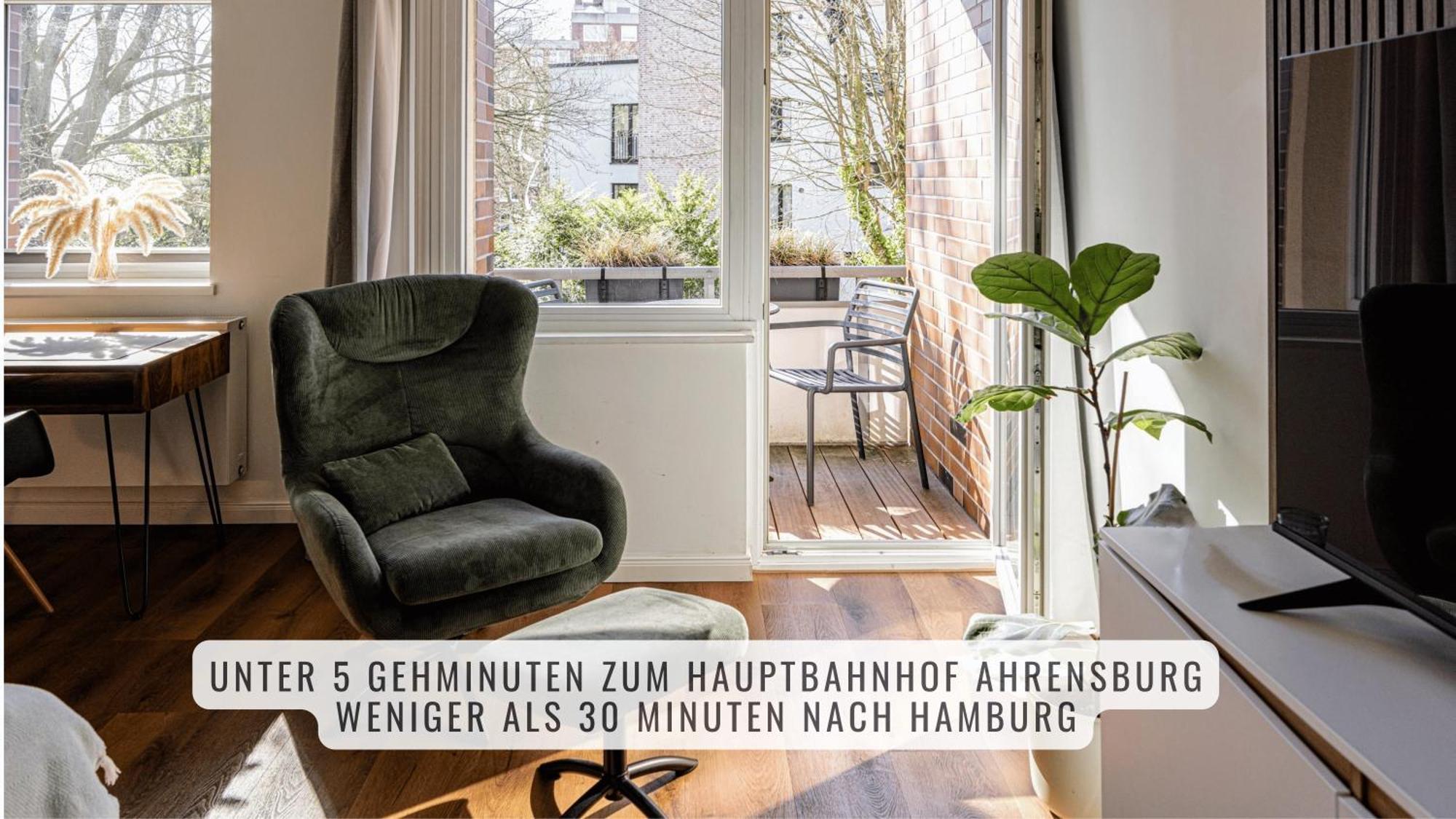 Have-A-Nice-Stay - Nahe Bahnhof - 20 Minuten Nach Hamburg - Trotzdem Ruhig Gelegen - 6 Minuten Zu Fuss Ins Zentrum Ahrensburg - Modern Eingerichtet Extérieur photo